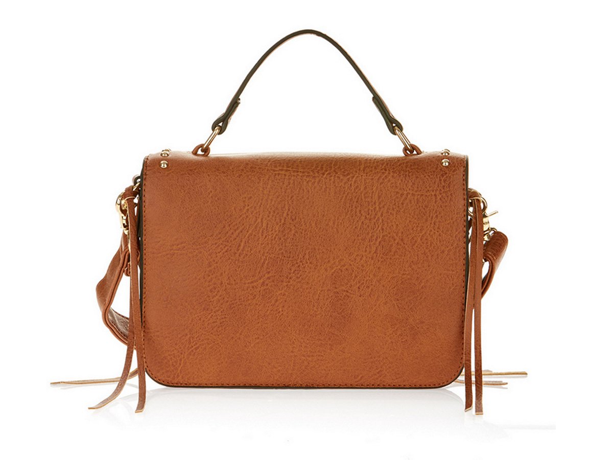Metallic Sky Studded Crossbody With Fringe 2 Metallic Sky Studded Crossbody With Fringe - Image 2